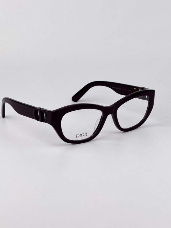 Dior 30MONTAIGNEO B1I Eyeglasses – Shiny Violet Cat Eye Frame 6000 main image 7